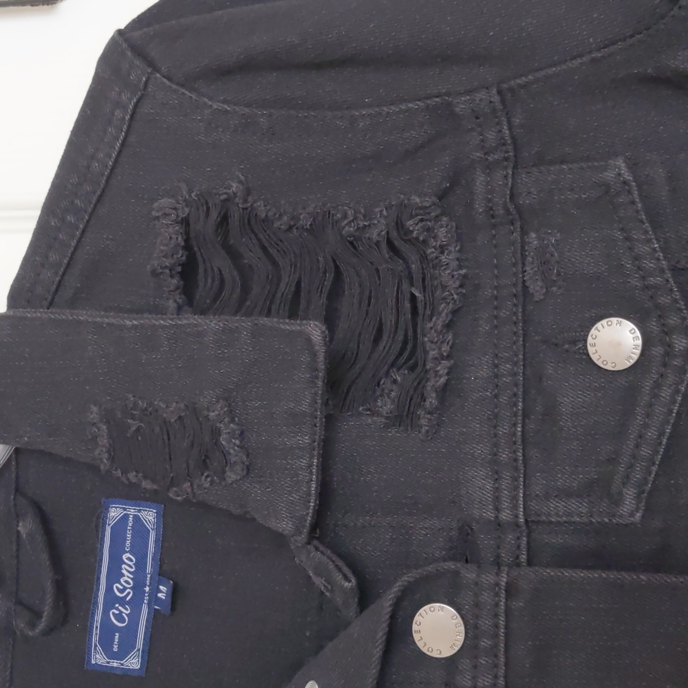Ripped Denim Jacket
